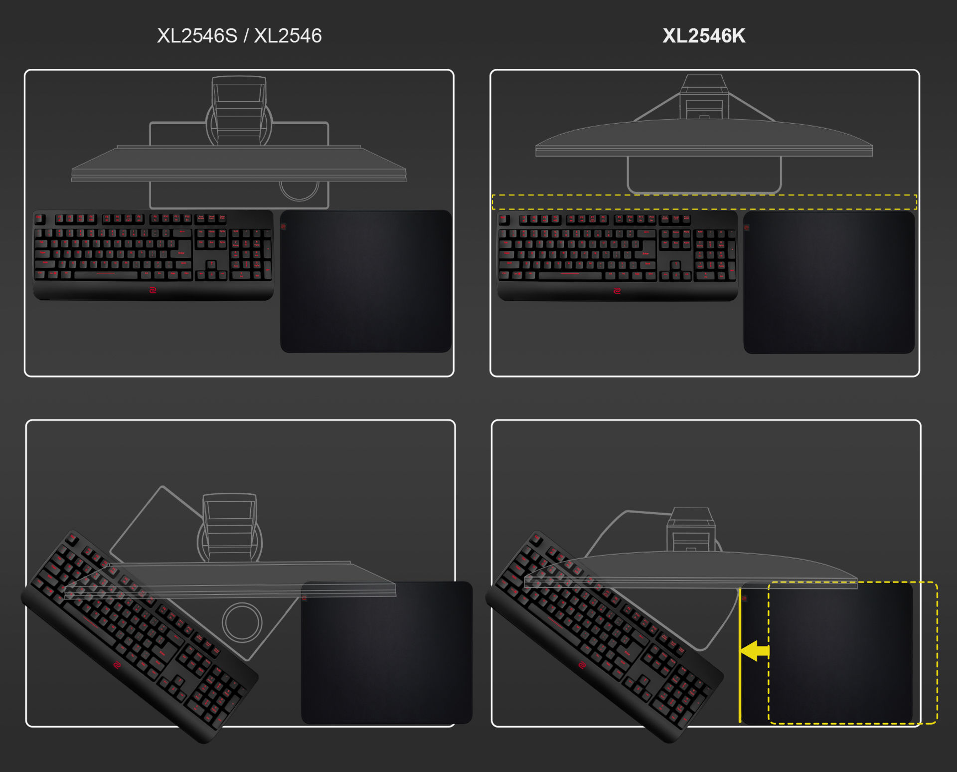 XL2546 and XL2566K base comparison