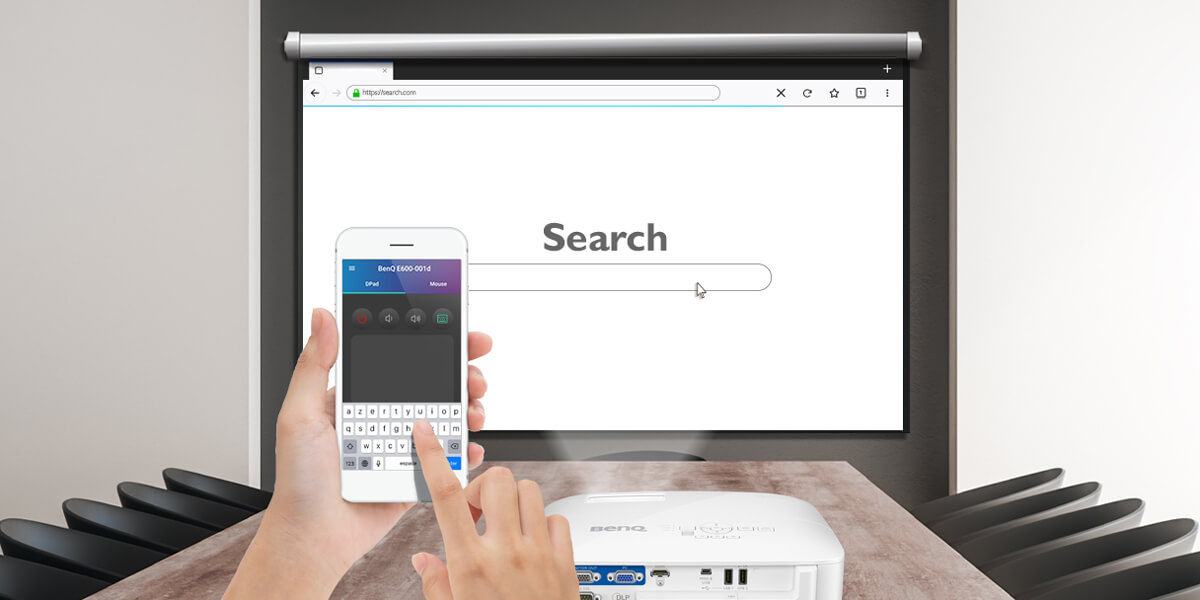 EH600 BenQ 会議向けワイヤレスに繋がるスマートプロジェクター｜BenQ