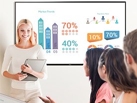 Smart Signage for Meeting Room with InstaShare Wireless Presentation Software 