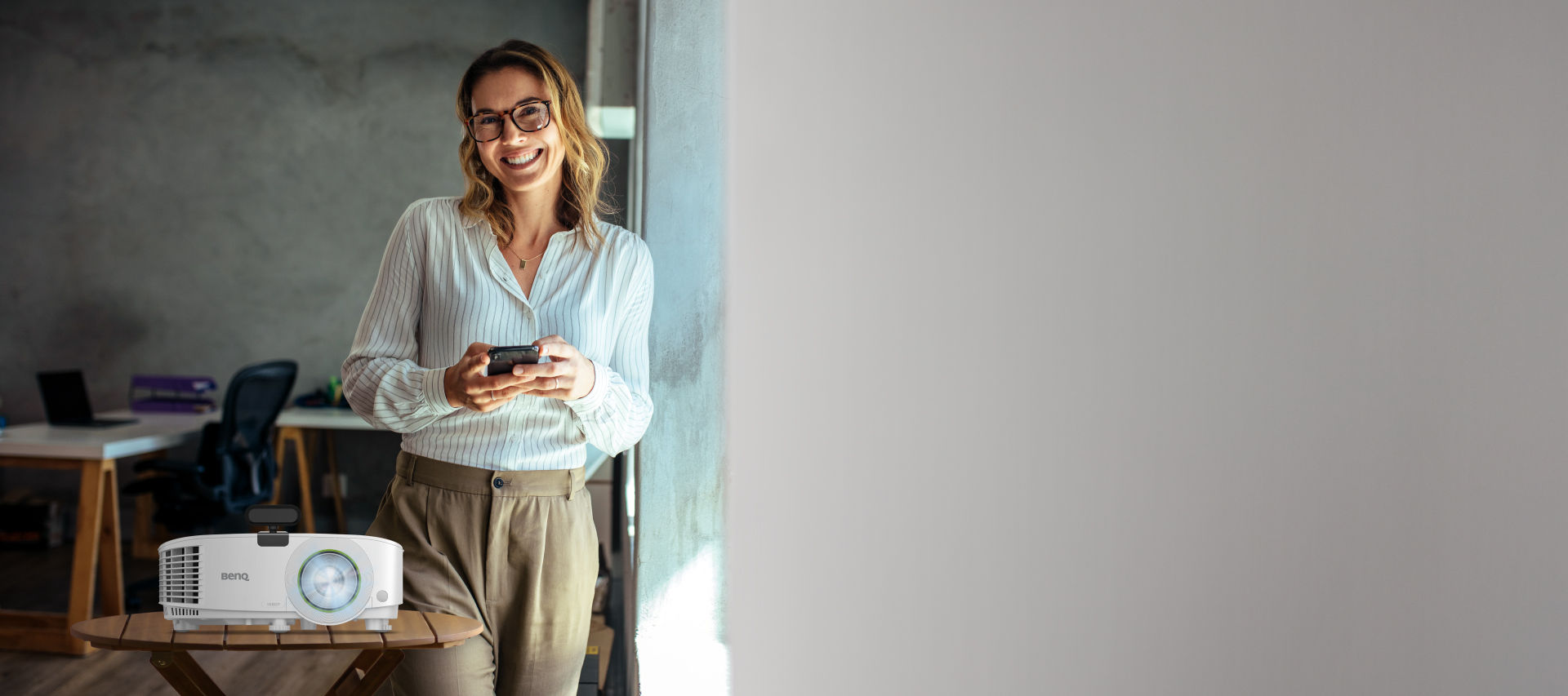A simple video conferencing room