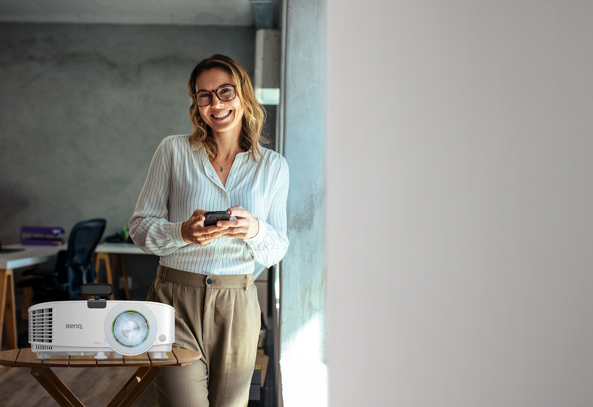 A simple video conferencing room