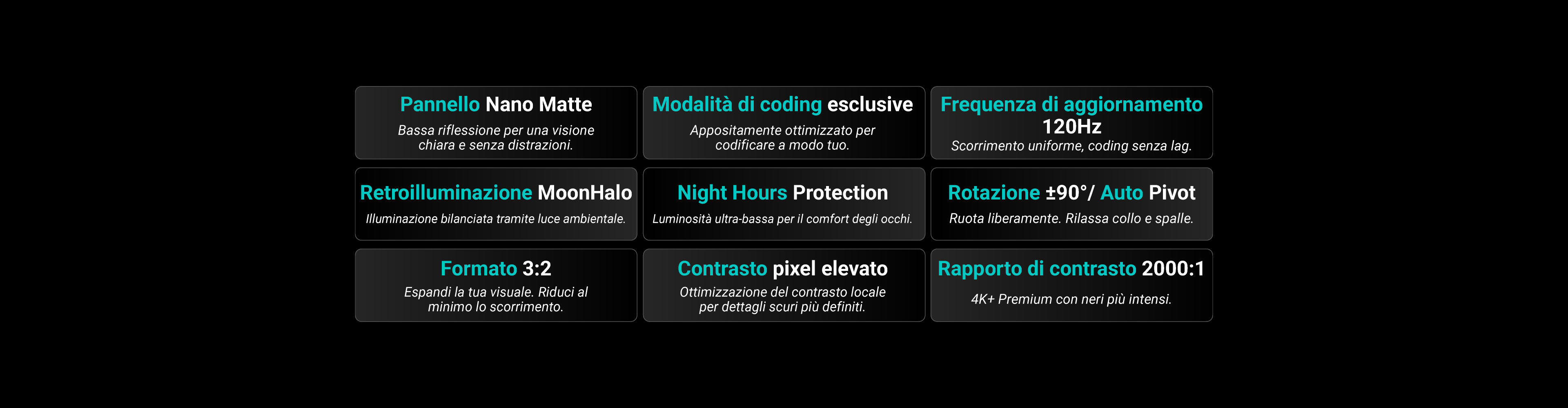 BenQ RD280UG combines a 28.2" 4K+ display, 120Hz refresh rate, 3:2 aspect ratio, Nano Matte Panel, MoonHalo backlight, exclusive Coding Modes, 2000:1 contrast ratio, ergonomic design, and Eye-Care technology to deliver effortless coding sessions.
