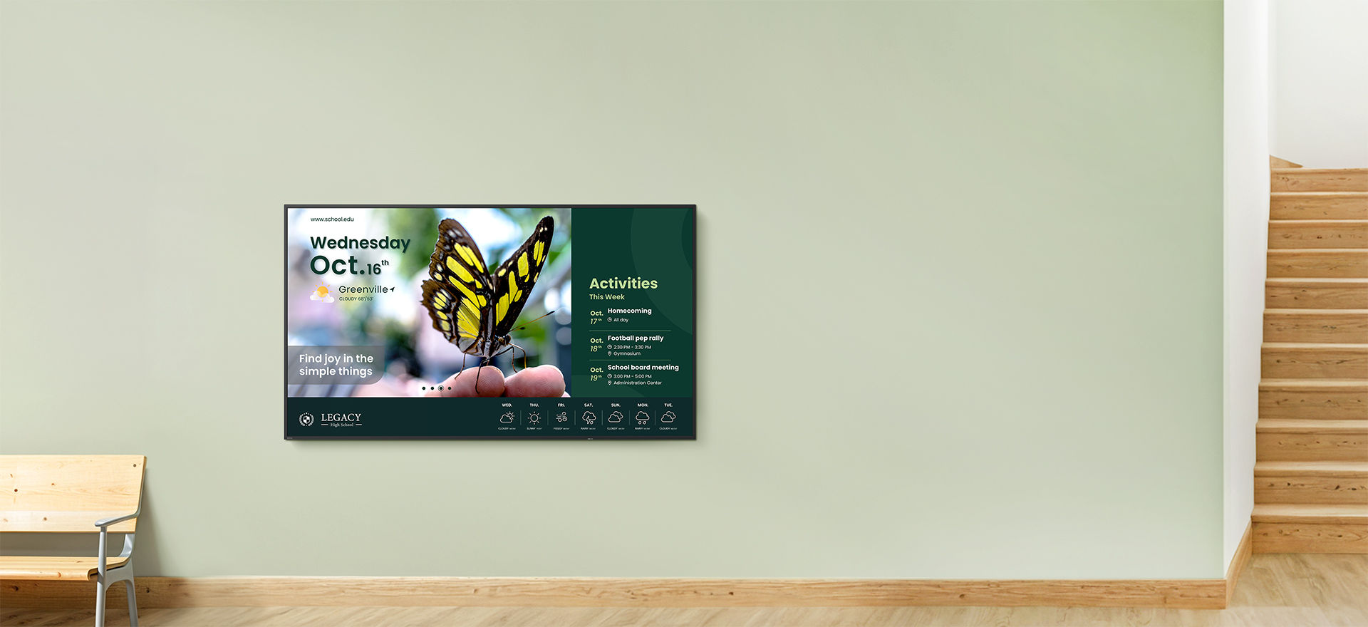 BenQ ST04 4K Smart Signage with built-in security, ideal for vibrant educational displays in schools and universities.