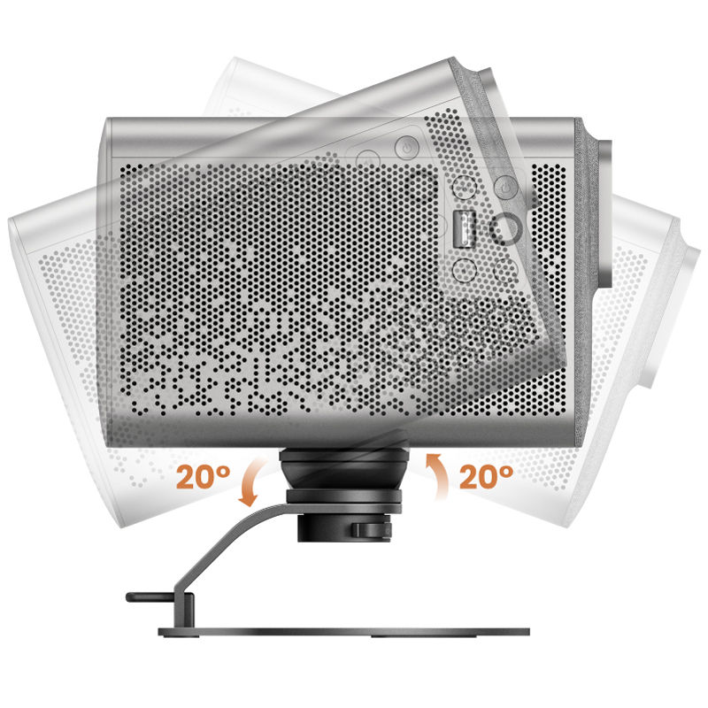 BenQ projector stand with 20-degree vertical tilt adjustment for customized projection setup