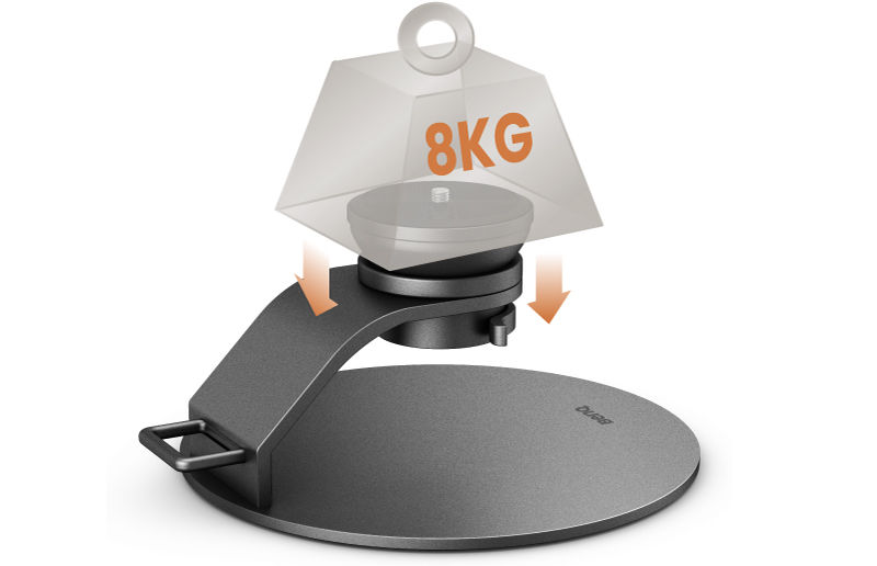 BenQ projector stand holding up to 8KG with metal arm and anti-slip base for stable tabletop setup