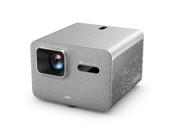 BenQ TK705STi short throw 4K home entertainment projector designed for flexible placement with universal stand support