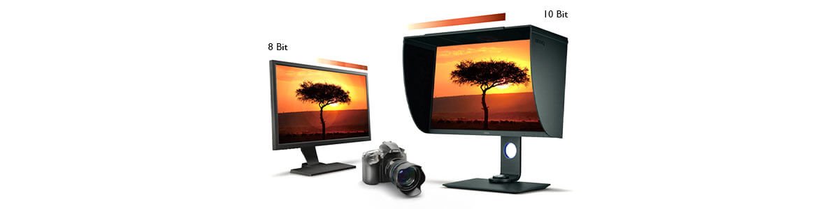 Met een 10-bits display worden uw foto's natuurgetrouw en tot in detail gereproduceerd.