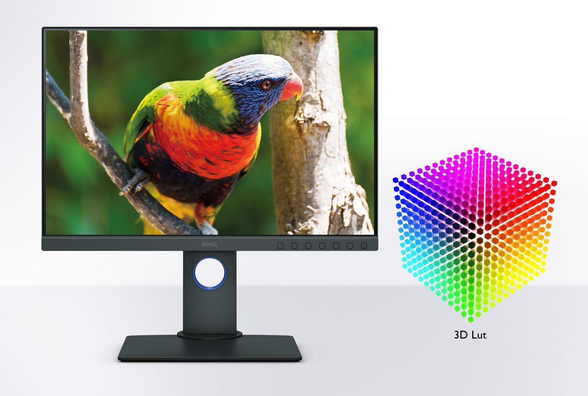 BenQ 4K IPS monitor SW271 is equipped with the 14-bit 3D Look Up Table (LUT), which improves RGB color blending accuracy and results in impeccable color reproduction.
