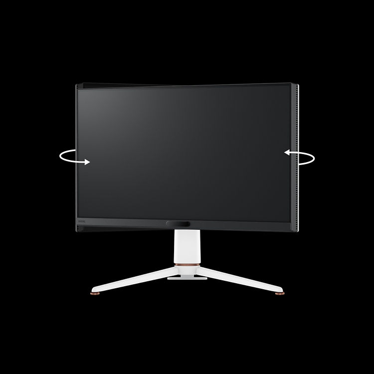 BenQ MOBIUZ EX271Q is flexible for swivel adjustment to bring you gaming comfort