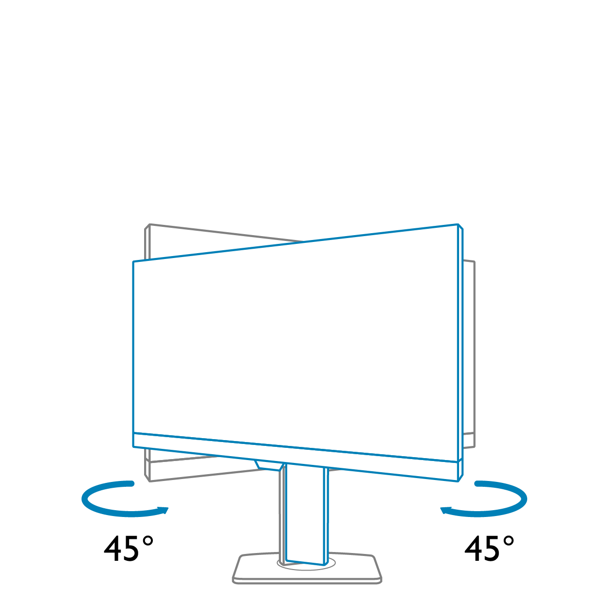 Benq GW2785TC Ergonomický design umožňující pohodlné nastavení polohy obrazovky Snadné přizpůsobení monitoru prostřednictvím nastavení výšky, naklonění, otočení na výšku a natočení zvyšuje flexibilitu při práci a učení a přispívá k pohodlnému uživatelskému prostředí.