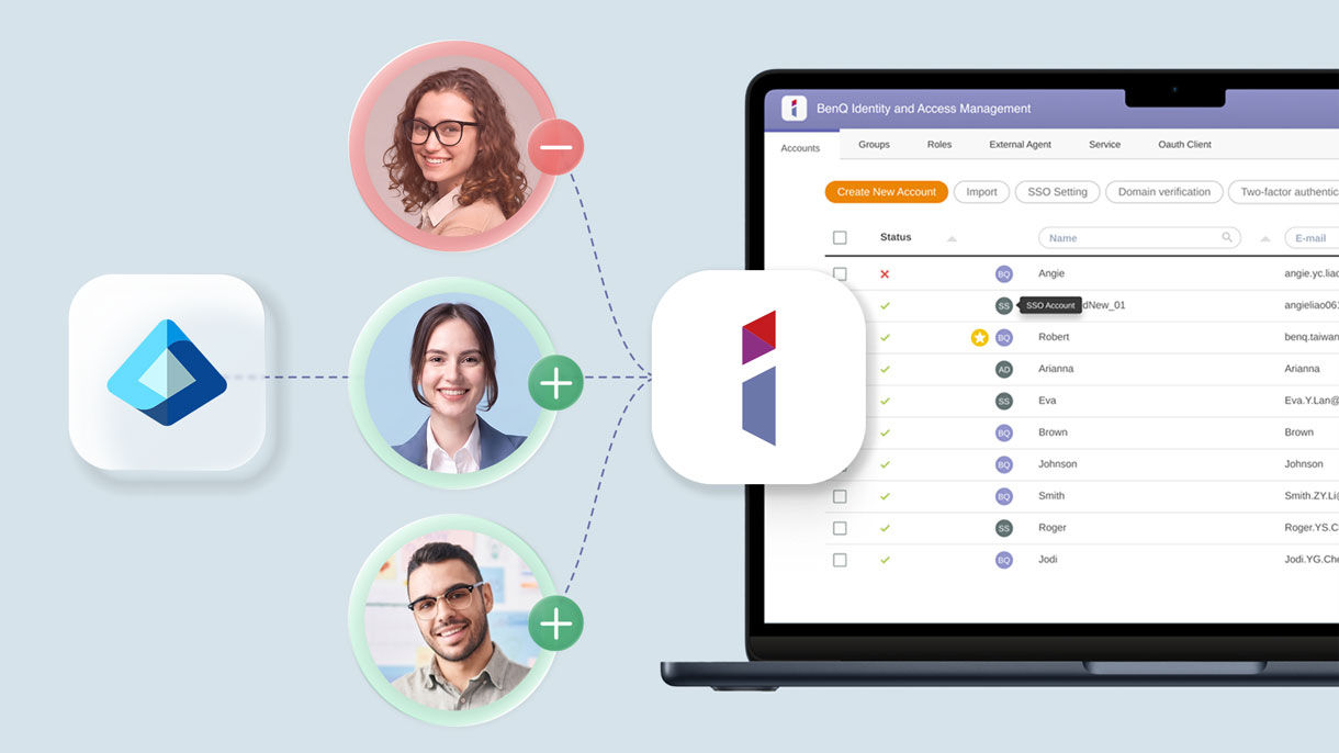BenQ Boards sync with ClassLink, Microsoft Entra ID, Google Workspace, and LDAP servers 
