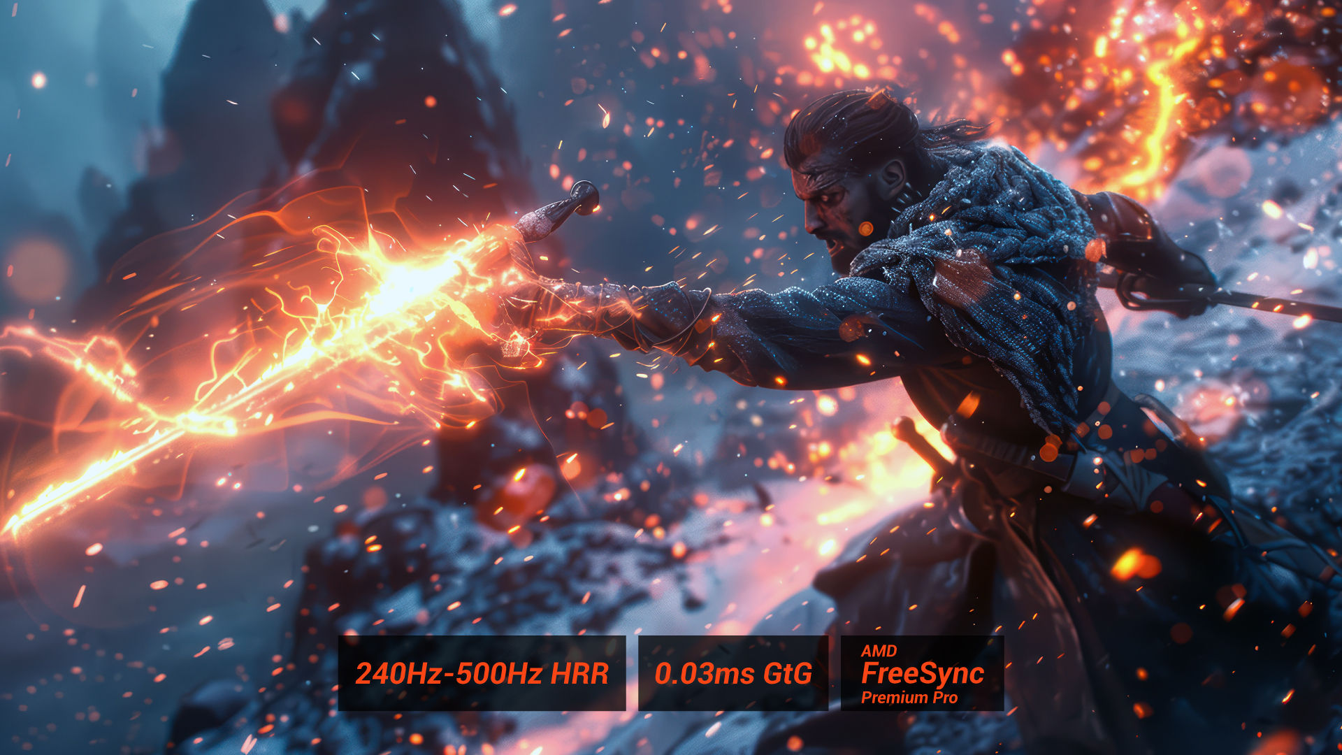 BenQ MOBIUZ monitors have great refresh rates ranging from 240Hz to 540Hz, lightning-fast 0.03ms GtG response time, and AMD FreeSync Premium Pro, giving you a smooth, tear-free gameplay experience.