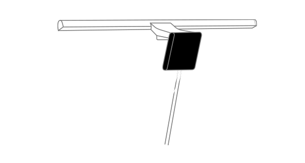Cable swinging test with 0.6 pound weight