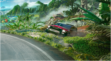 Genieße die umwerfende offene Spielwelt von The Crew Motorfest mit all ihren Details und Effekten