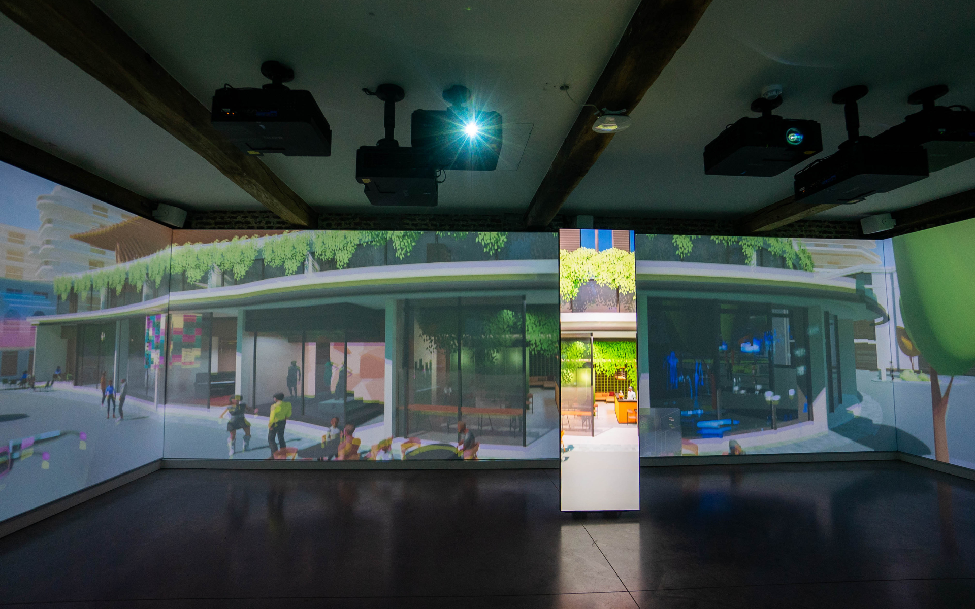 Zážitkové centrum House of AI vtáhne návštěvníky do světa umělé inteligence pomocí laserových projektorů BenQ
