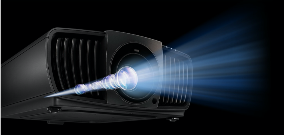 The projector comes with multi-layer, glass lenses and powerful projection that deliver true HDR performance.