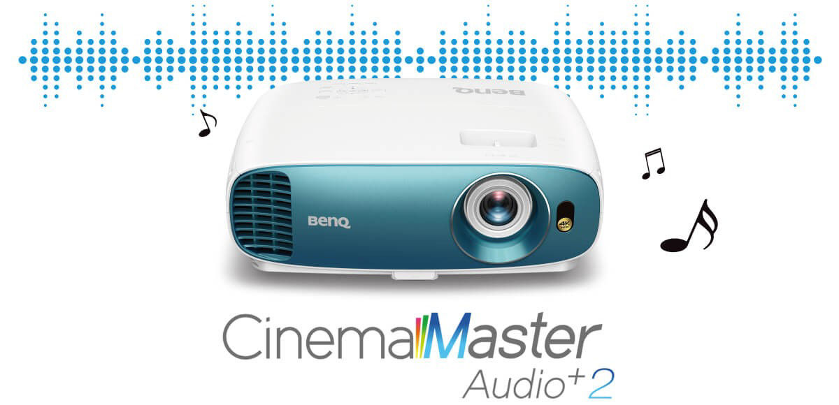 This BenQ projector TM800M delivers great sound effects.