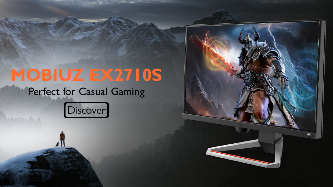 BenQ Mobiuz EX2710S Gaming Monitor for serious gamers