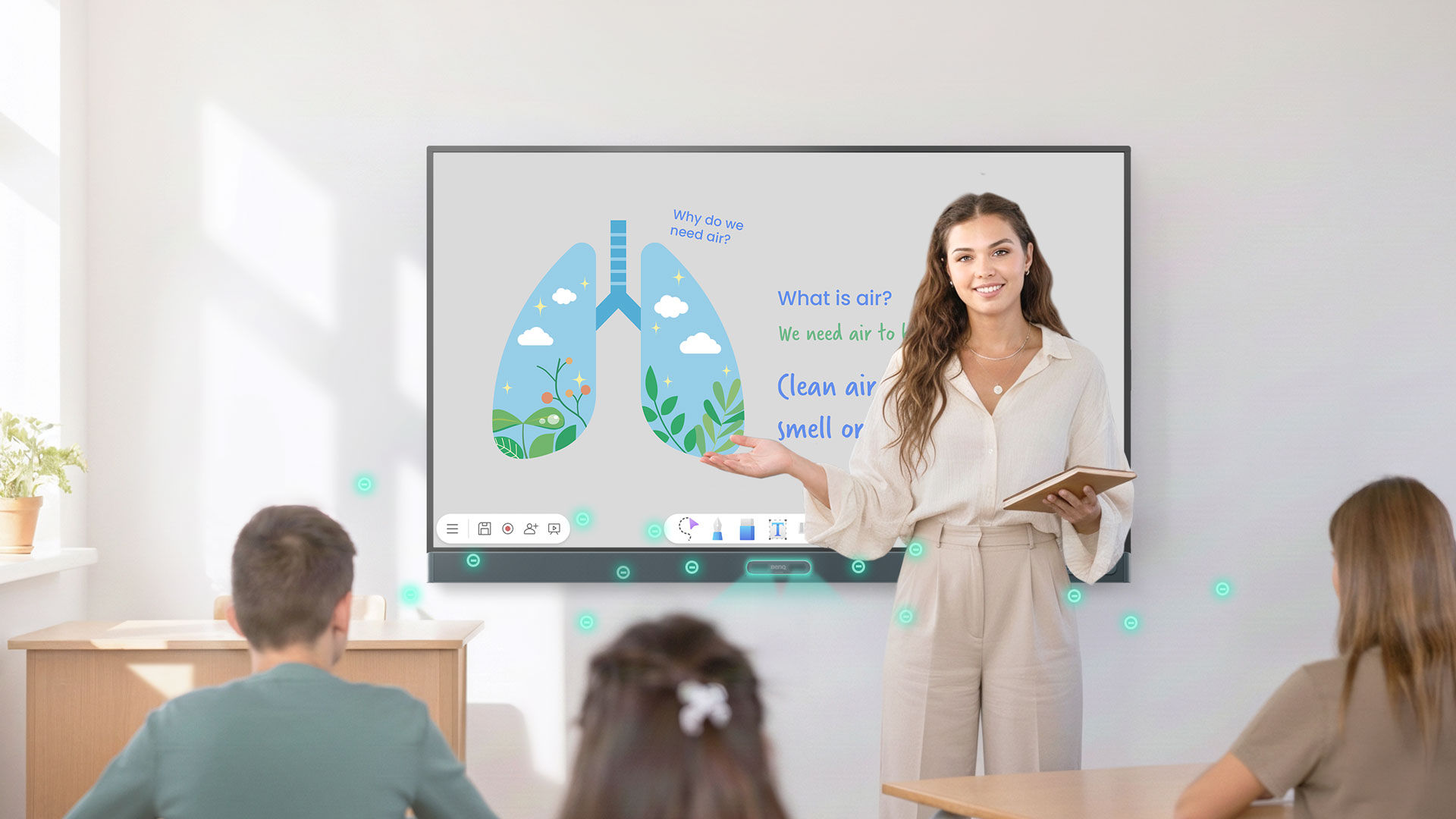 Nano-ionic silver stopping germ