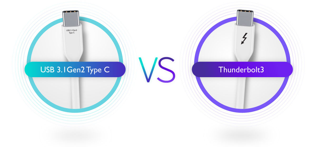 Thunderbolt 3, Thunderbolt 4, and USB 3.1 Gen2 Type C: Faster Transmission, Better Productivity