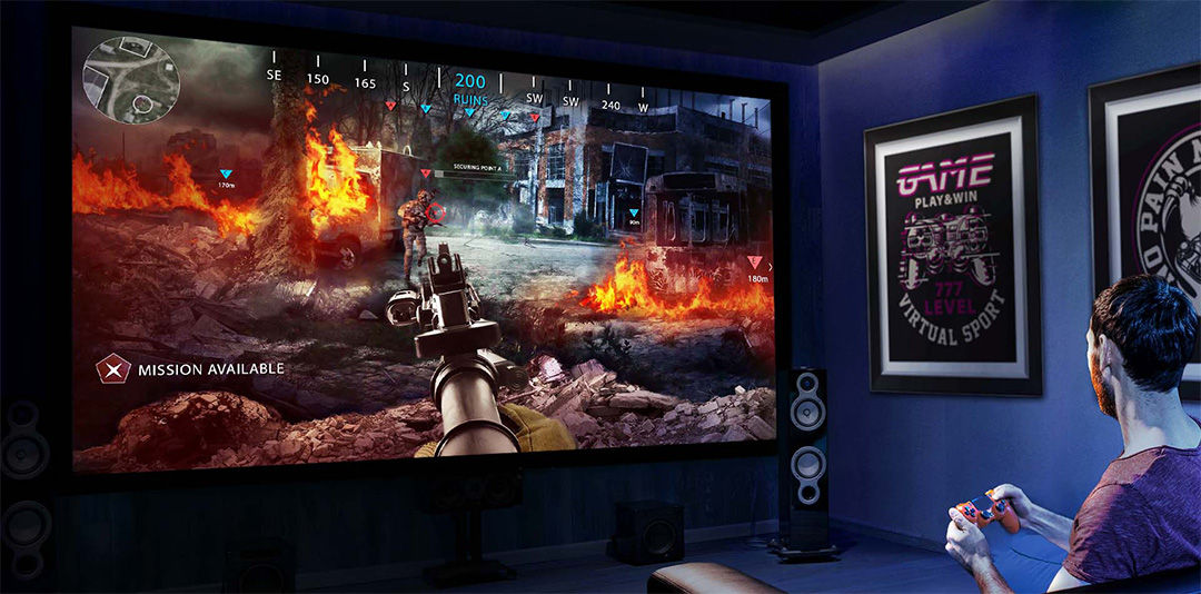 Buy BenQ TK700 4K HDR 16ms Low Input Lag Gaming Projector By BenQ ...