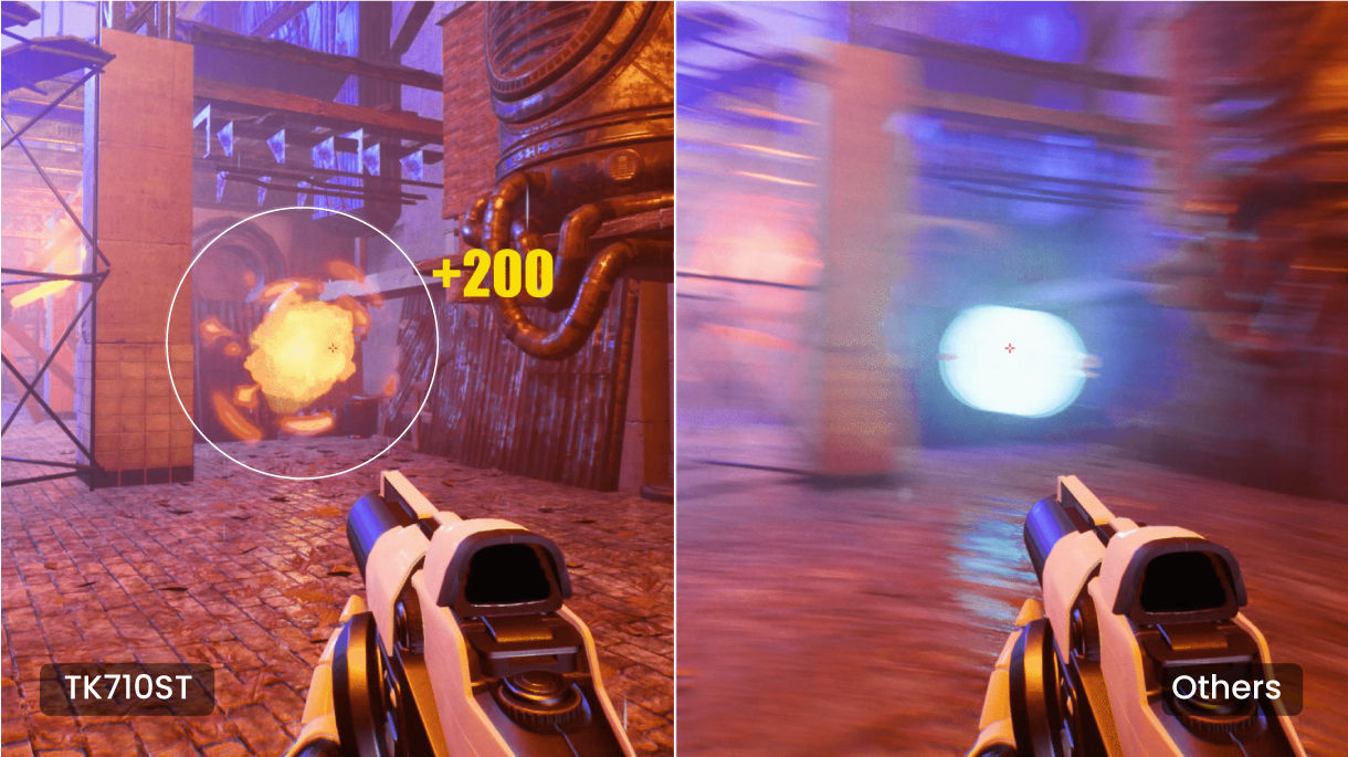 TK710ST with lowest 4.16 input lag for smooth gameplay