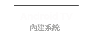 Android TV 內建系統