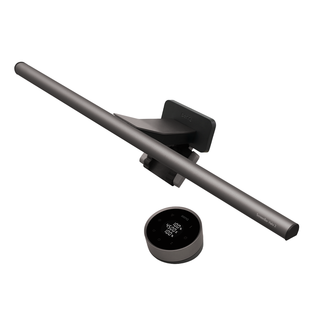 BenQ ScreenBar Halo 2 LEDスクリーンバー Curved Monitor Light Bar for Dark Room | BenQ ScreenBar Halo 2
