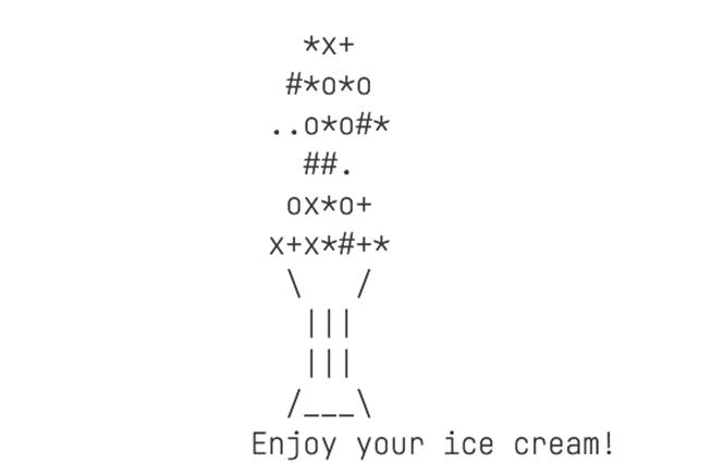 BenQ Coding Challenge-Auto Generate Ice cream in Python