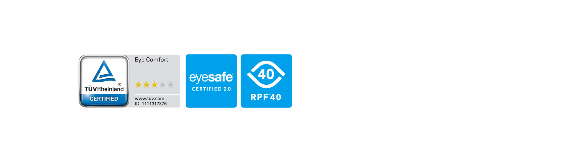 Certified for Eye Comfort 3.0 standard proves GW2790P protects your eyes all day.