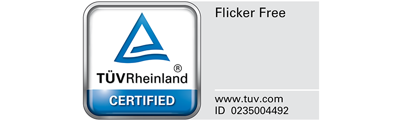 Der internationale Prüfdienstleister TÜV Rheinland zertifiziert den EL2870U aufgrund seiner zuverlässigen Flicker-Free- und Low-Blue-Light-Technologie als augenfreundlich.