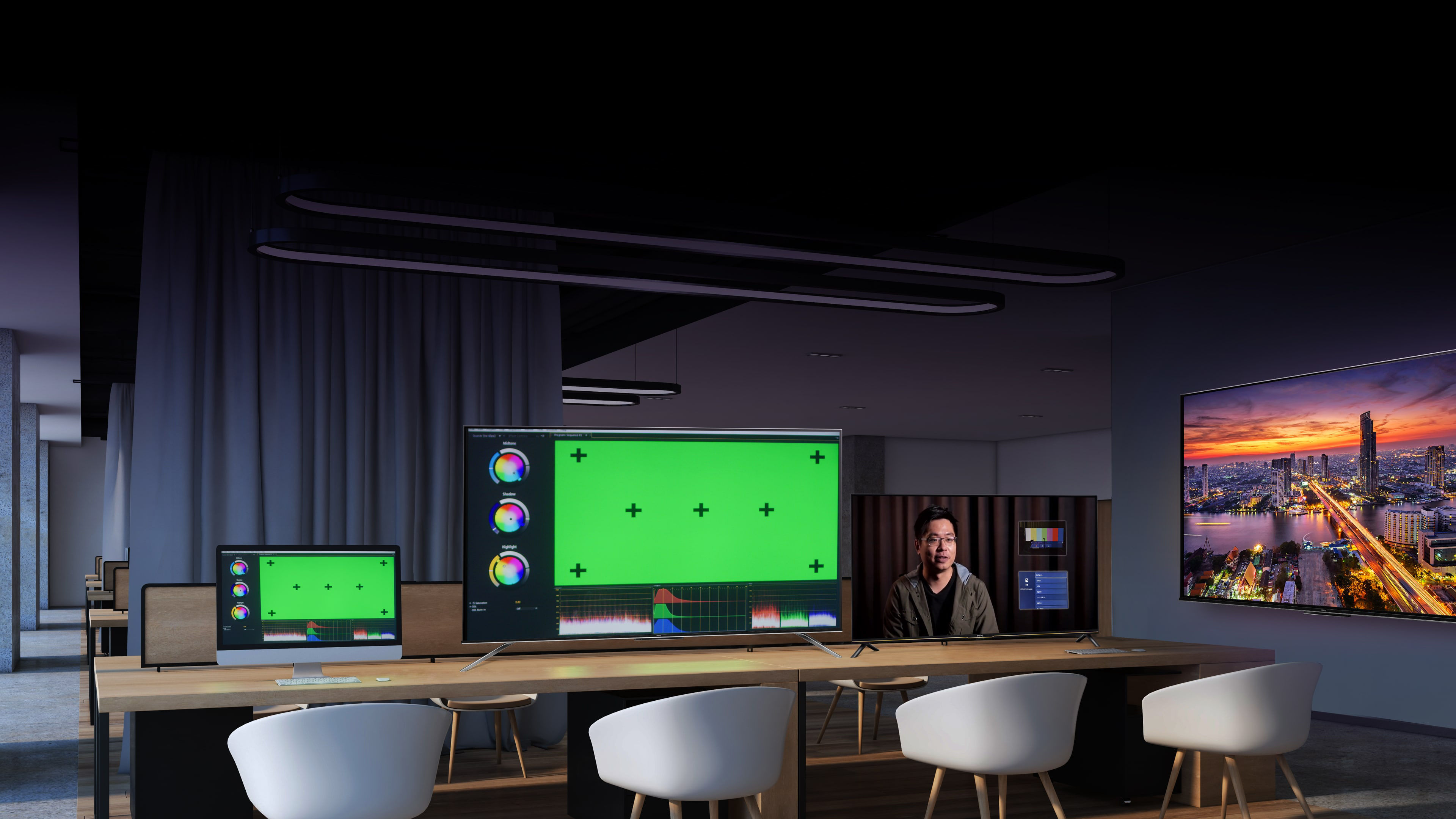 明基色彩管理實驗室專家調校​