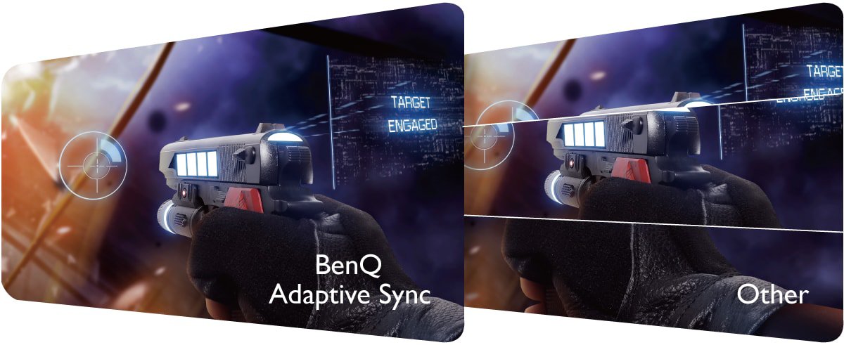 BenQ 4K HDR 桌上娛樂大螢幕 D43-720 - Adaptive Sync，減少視覺撕裂及延遲 
