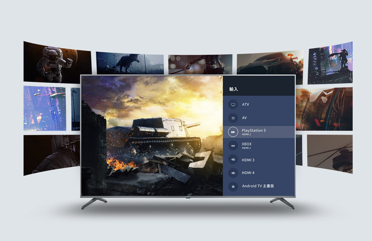 專屬遊戲模式 自動偵測訊號源