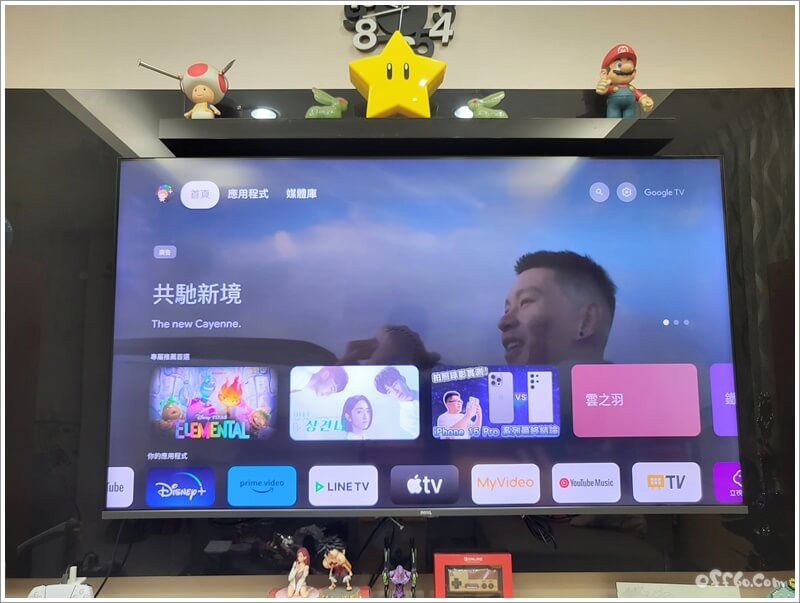 玩 Game 追劇放心看電視～| BenQ 量子點護眼 Google TV E65-750 開箱