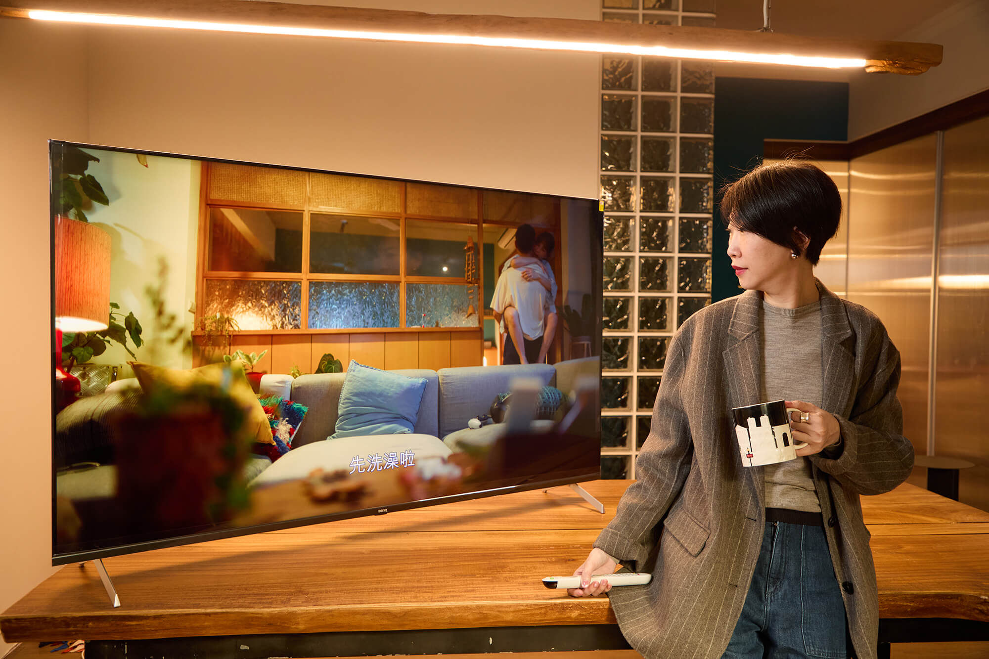 BenQ 量子點護眼 Google TV E65-760，真實細節與色彩帶你看見戲劇的情感氛圍