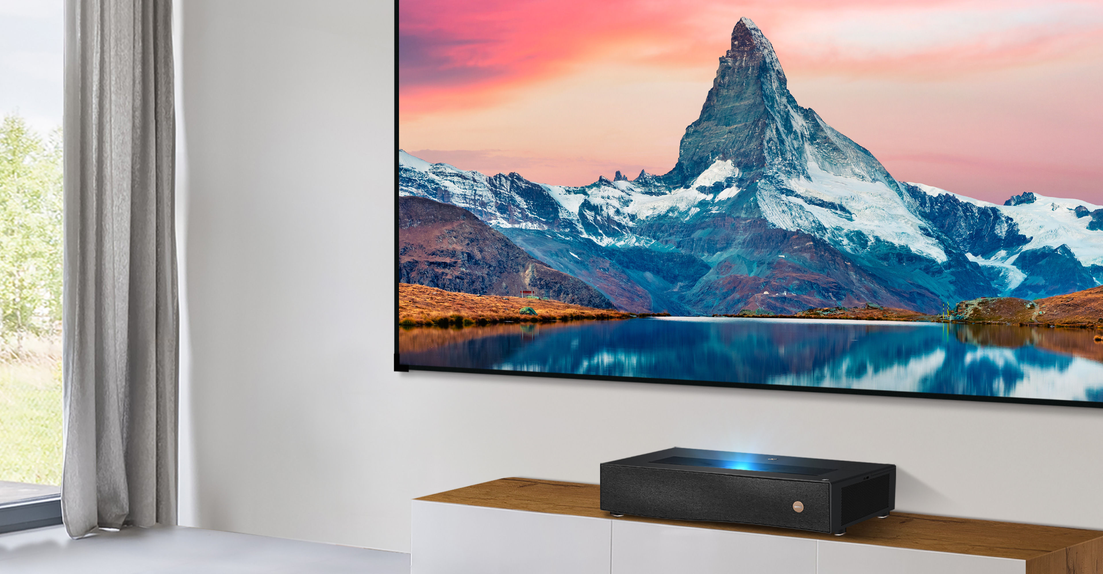 BenQ launches new 4K Laser TV, with Apple TV, 100/120 inch ALR