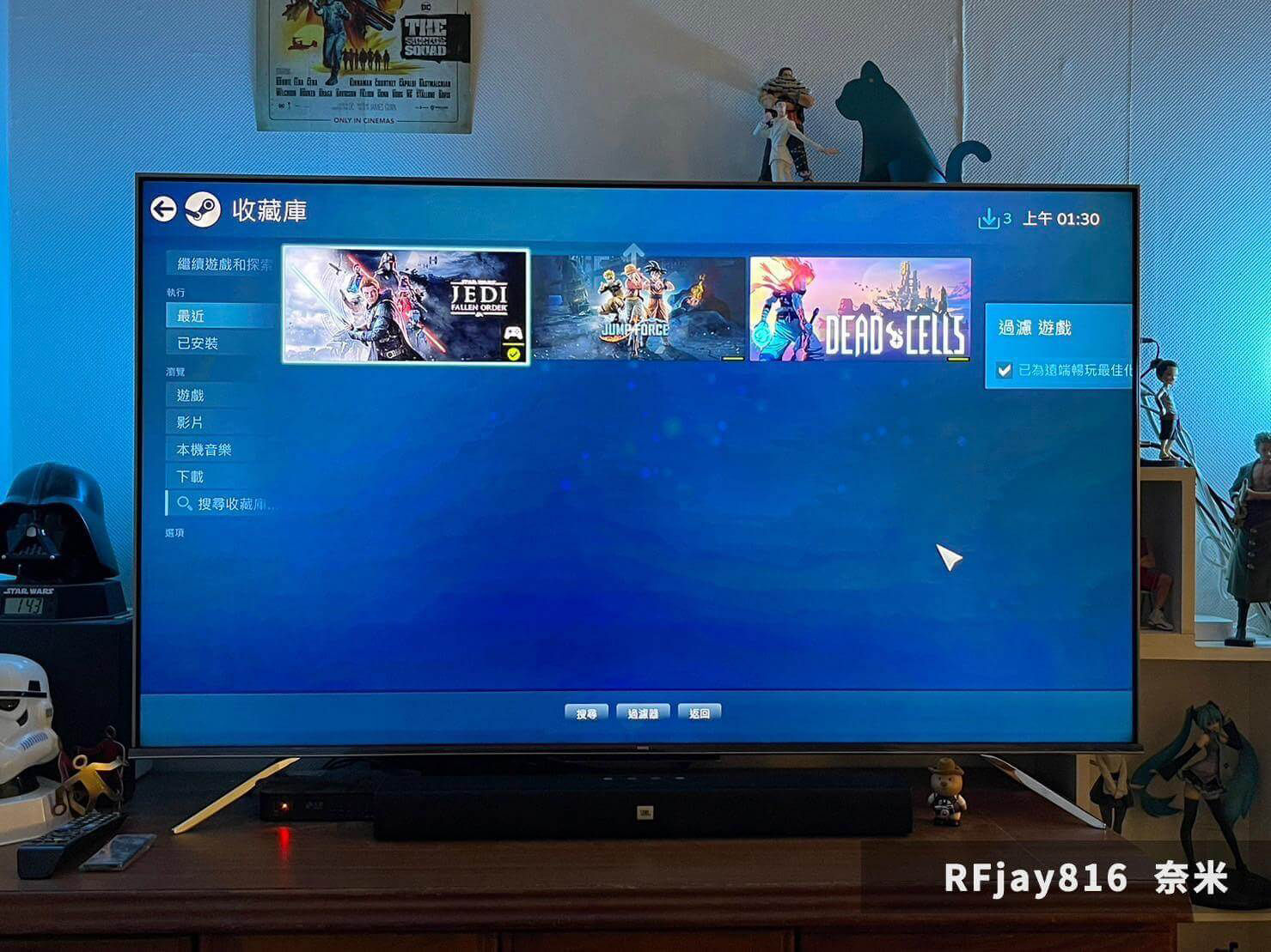  小空間遊戲電視推薦 BenQ S55-940 MiniLED 量子點大型液晶電視入手