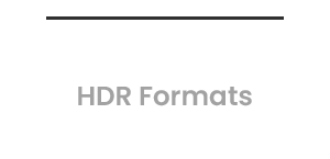 HDR10/ HLG HDR Formats