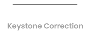 Auto Vertical  Keystone Correction