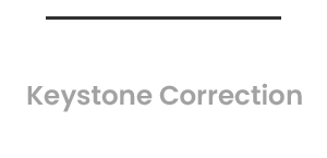 Auto Vertical  Keystone Correction