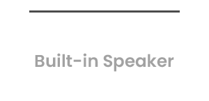 40W Multi-way  Built-in Speaker