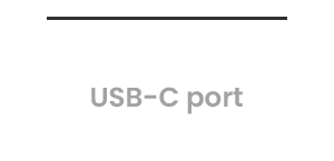 PD outputs USB-C port