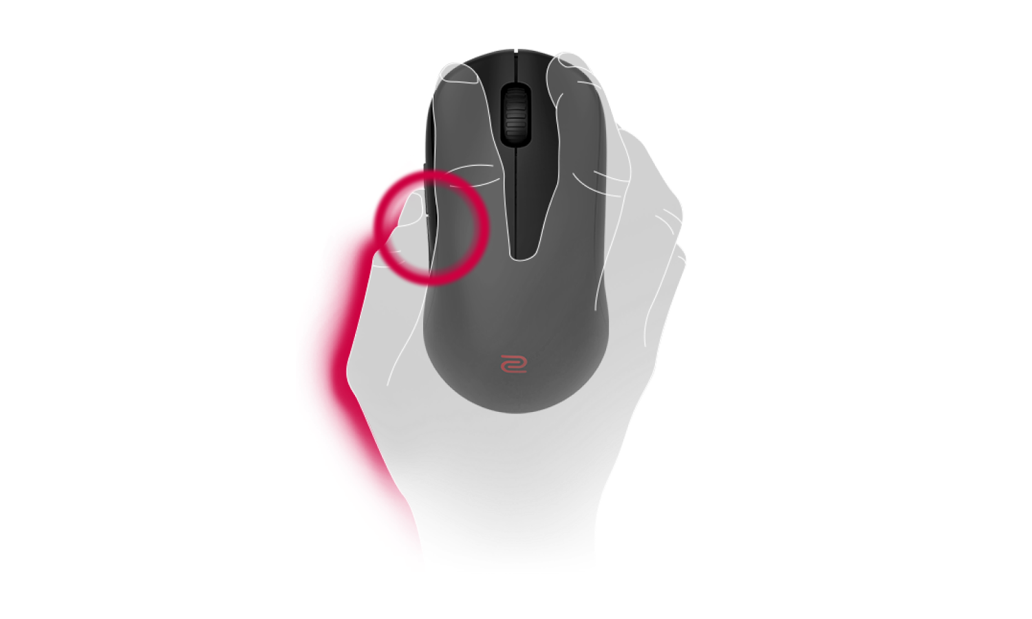ZOWIE U2 ワイヤレスゲーミングマウス for e-Sports | ZOWIE Japan