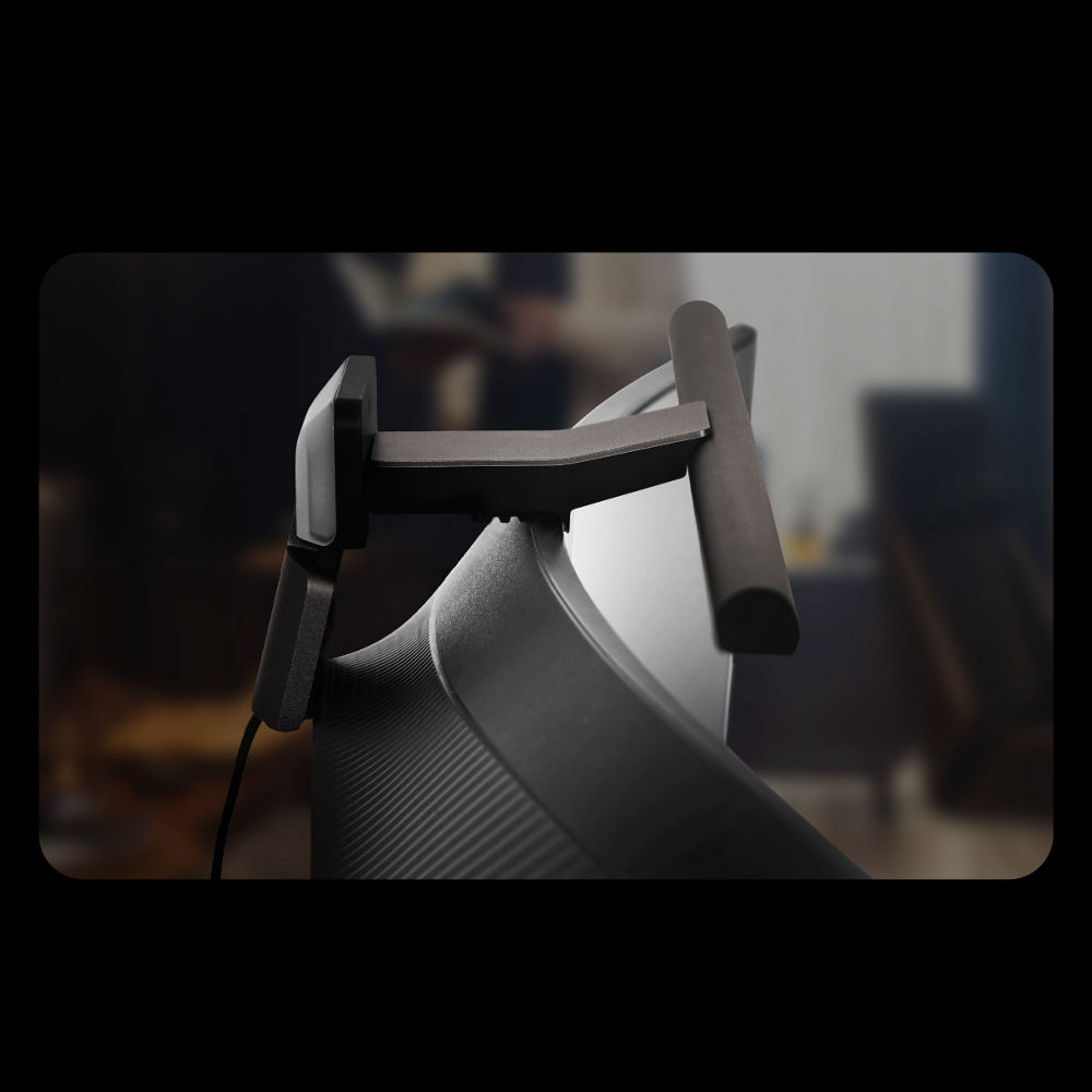 Curved Monitor Light Bar for Dark Room | BenQ ScreenBar Halo 2