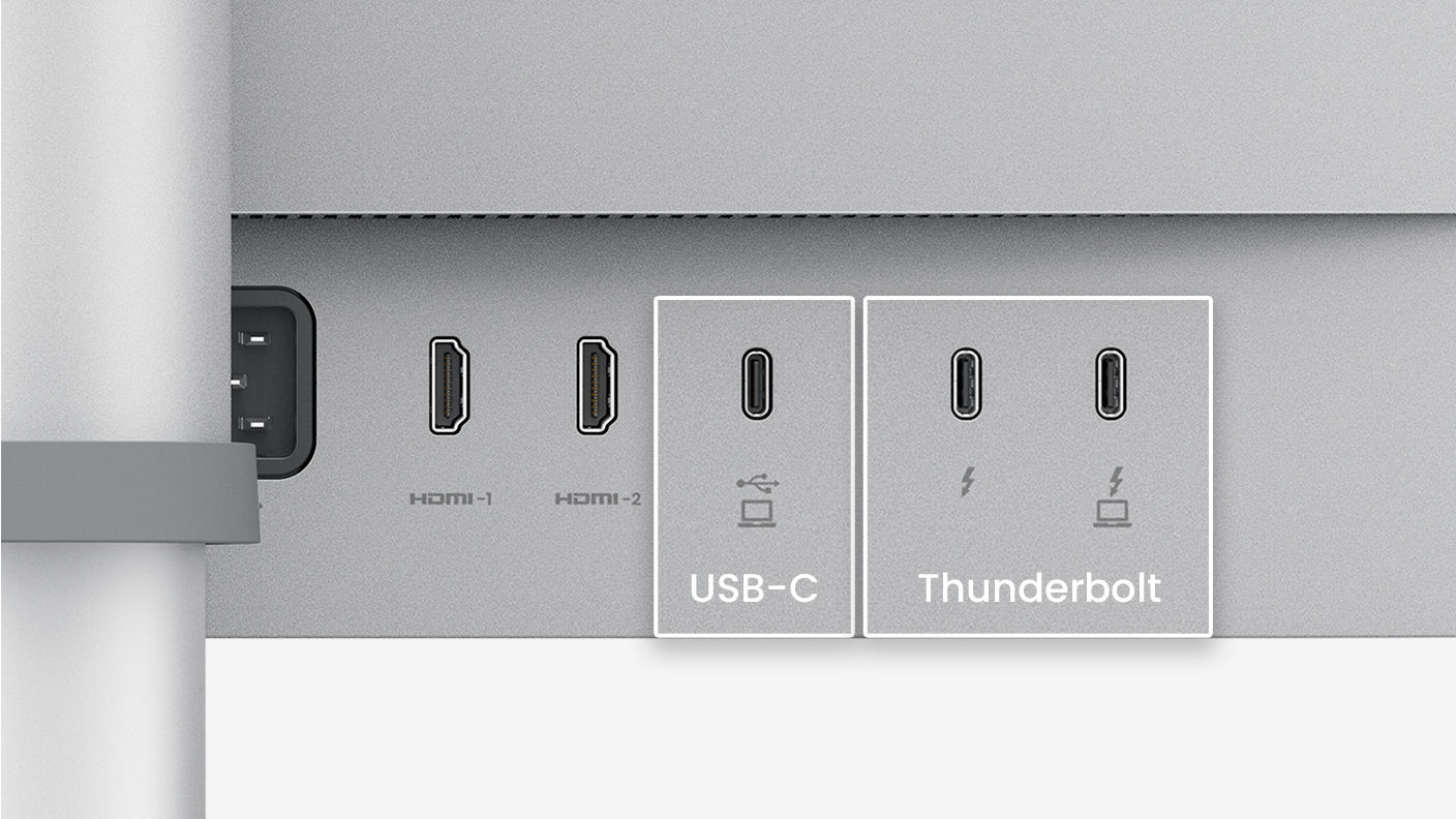 USB-C vs Thunderbolt monitor MacBook Pro