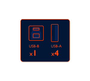 ex2710u can works as your USB hub as well