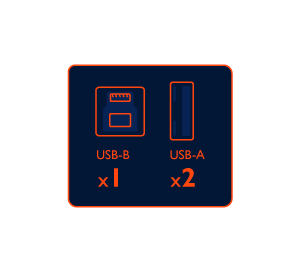 ex3210u can works as your USB hub as well