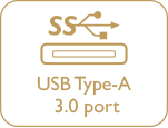 Icona porta USB Tipo-A 3.0