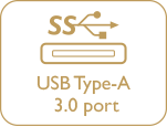 USB Typ-A 3.0-portikon